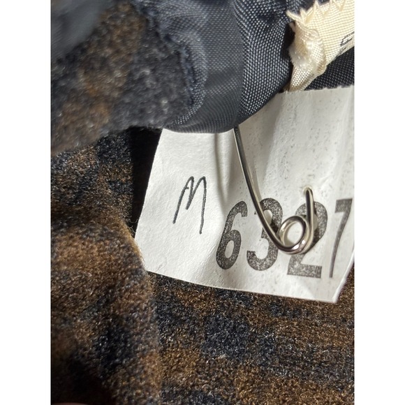 Vintage Pendleton Wool Plaid Shirt Mens 16 Brown Charcoal Grey Button Down - Picture 3 of 7